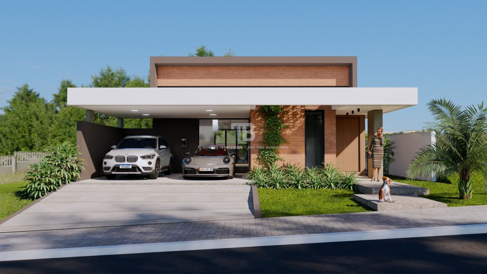 4353 – Casa de condomínio em construção no Real Park, próximo ao aeroporto XAP