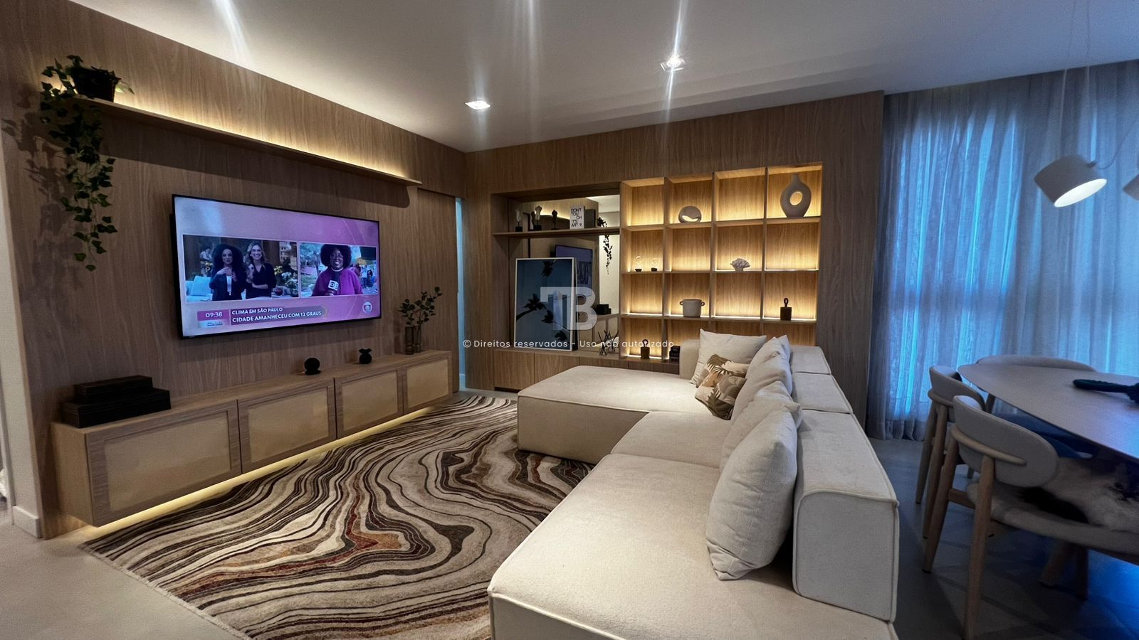 4506 – Apartamento mobiliado com 3 quartos e 3 vagas em Chapecó